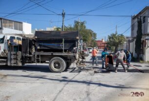 Gobierno de Beto Granados refuerza el mejoramiento vial en colonias de Matamoros como San Francisco y Los Álamos