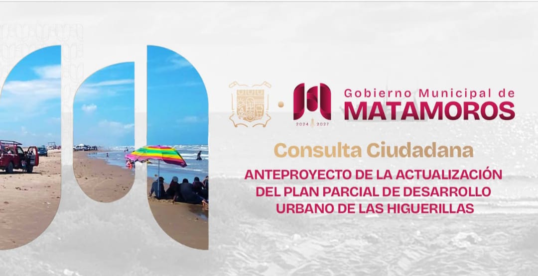 Con participación ciudadana, Matamoros avanza en su desarrollo urbano: Beto Granados